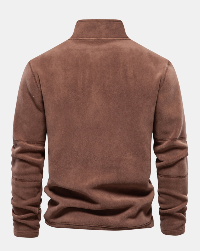 Fleece Quarter-Zip Sweater