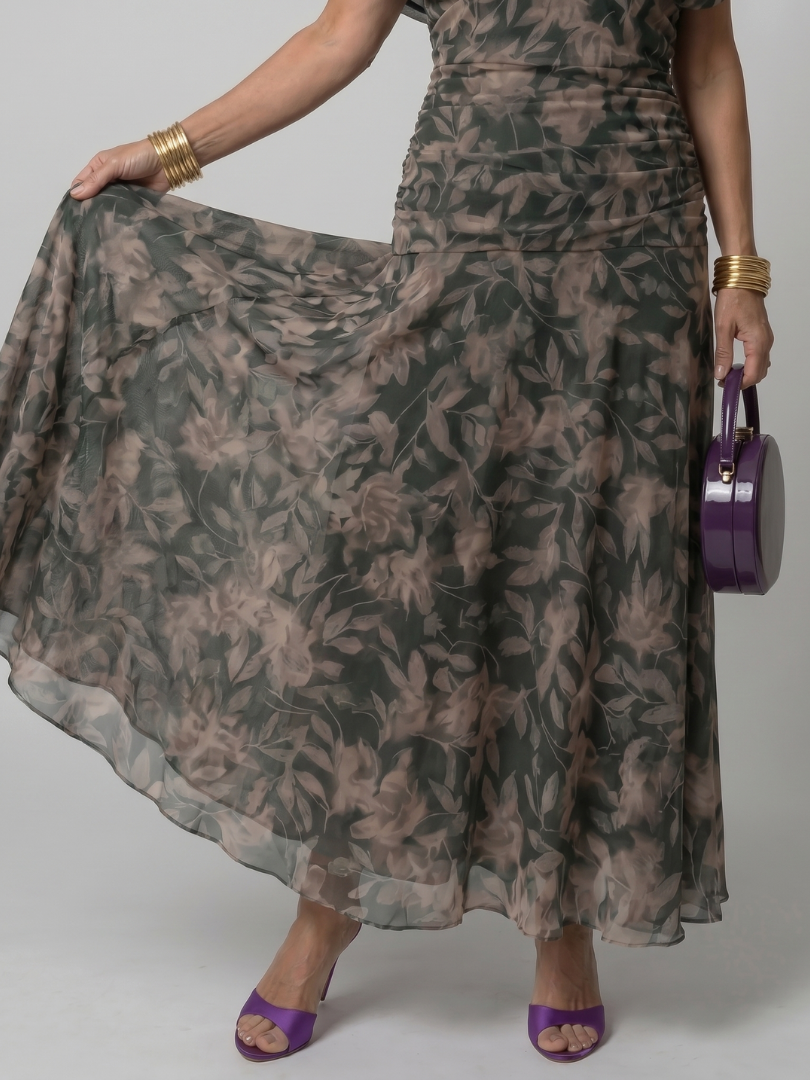 Elegant Off-Shoulder Maxi Dress