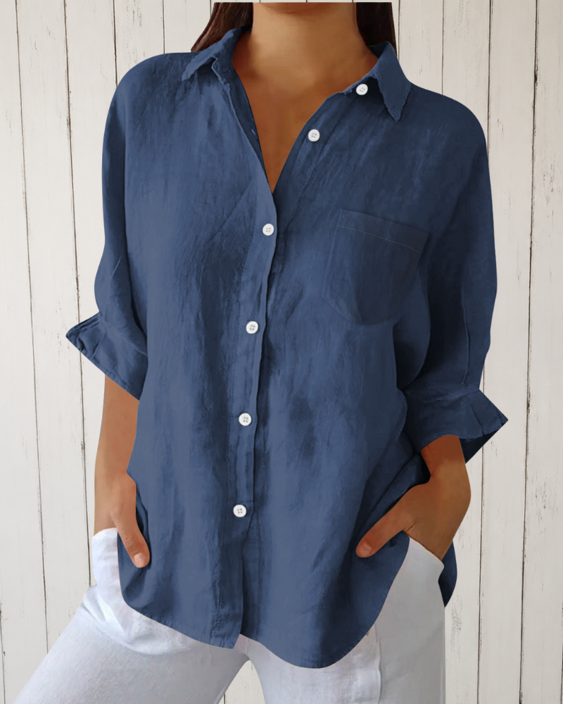Classic Button Blouse