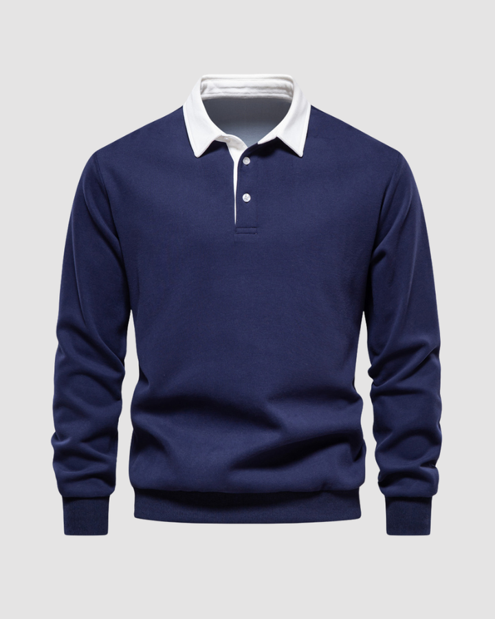 Classic Knitted Polo Shirt