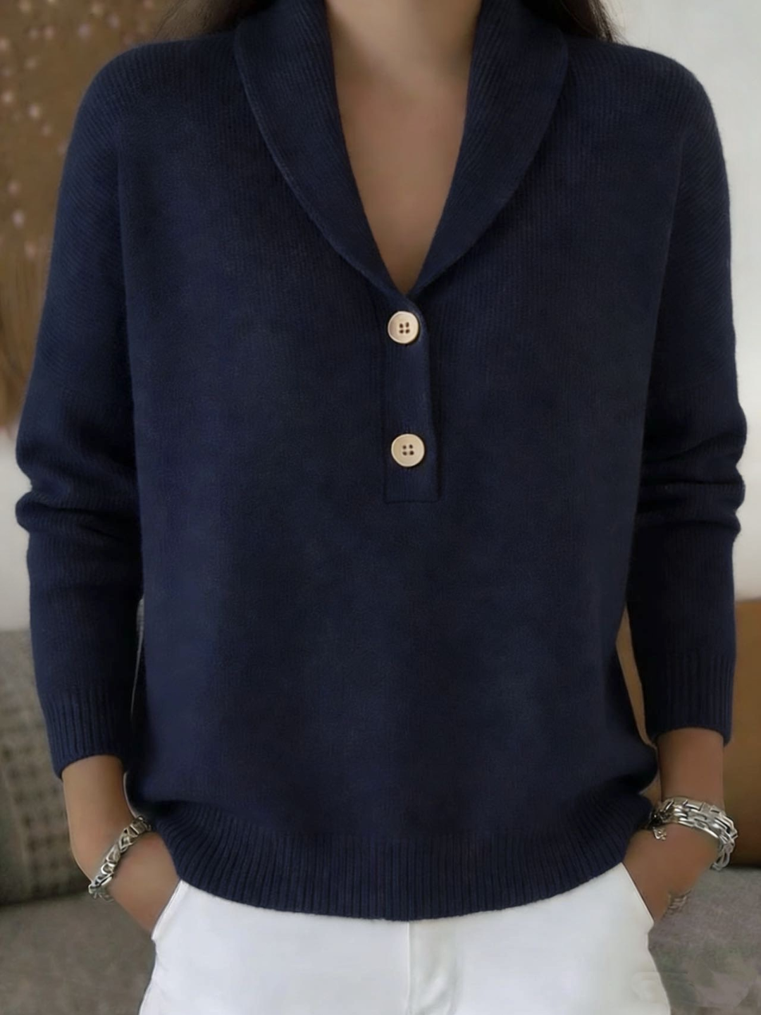Soft Shawl Collar Jumper
