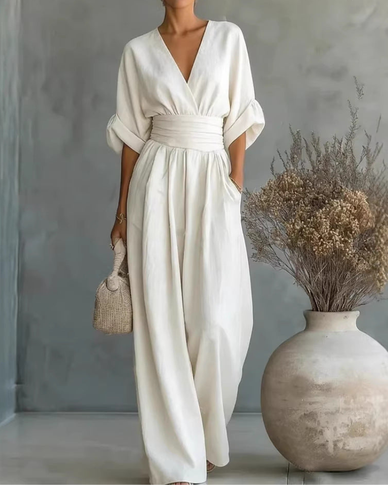 Comfortable Wrap Jumpsuit