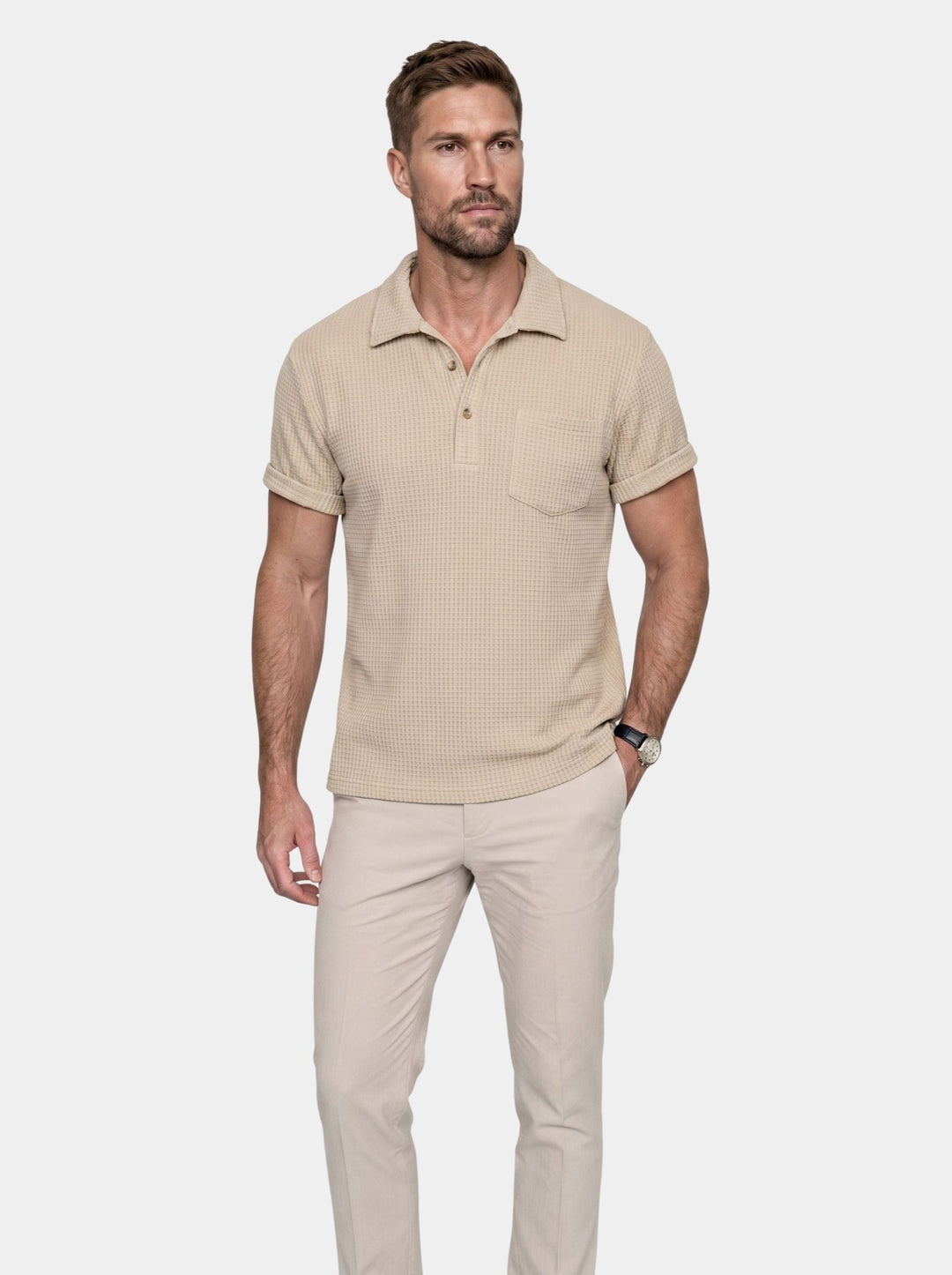 Textured Short Sleeve Shirt