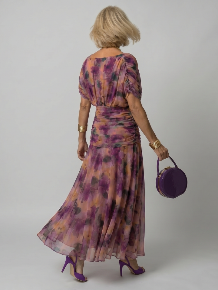 Elegant Off-Shoulder Maxi Dress
