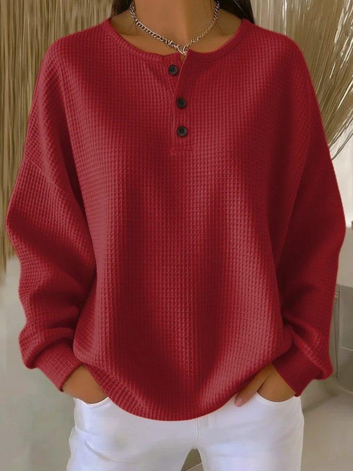 Soft Textured Button Jumper