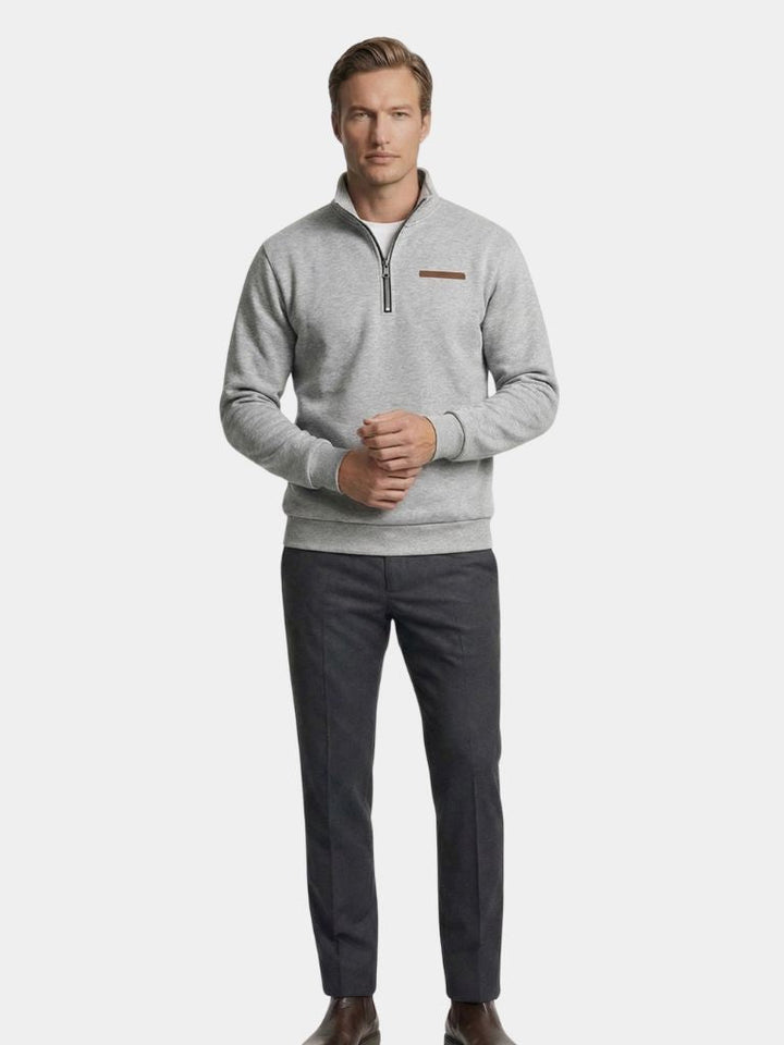 Slate Urban High Collar Pullover