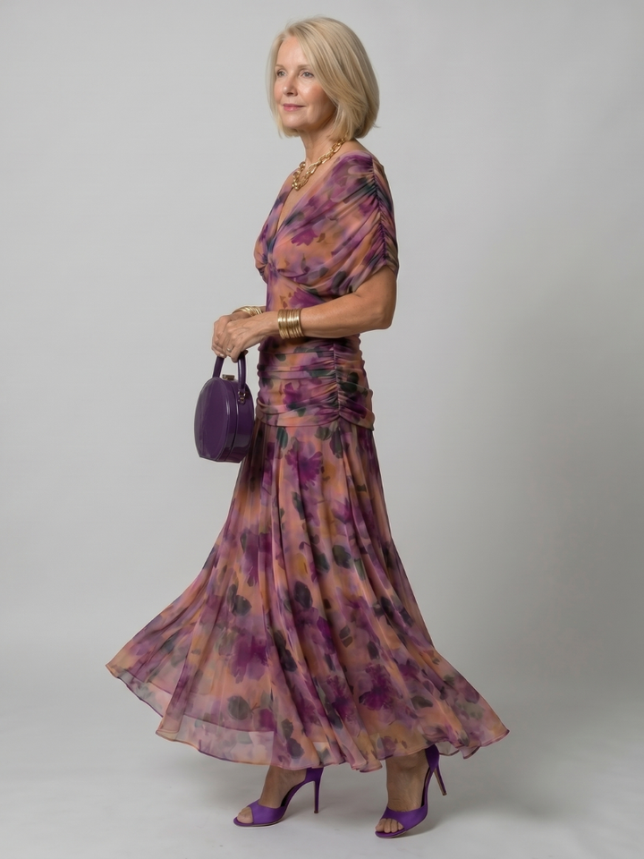 Elegant Off-Shoulder Maxi Dress