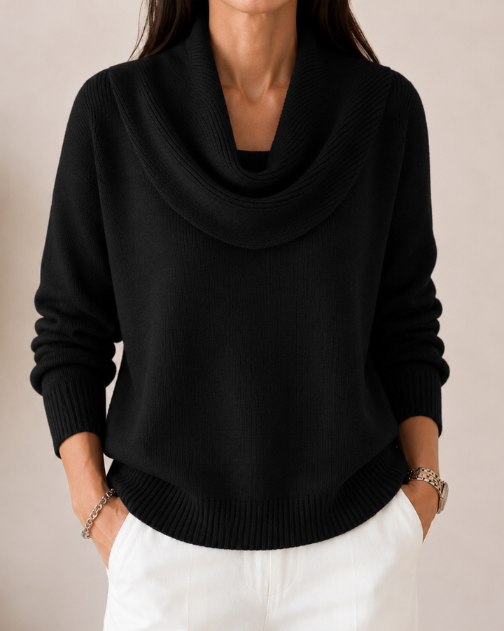 Soft Cowl Neck Sweater