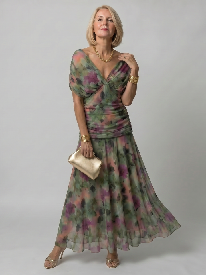 Elegant Off-Shoulder Maxi Dress