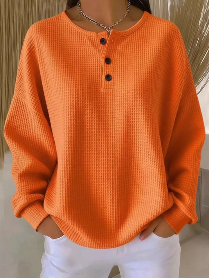 Soft Textured Button Jumper