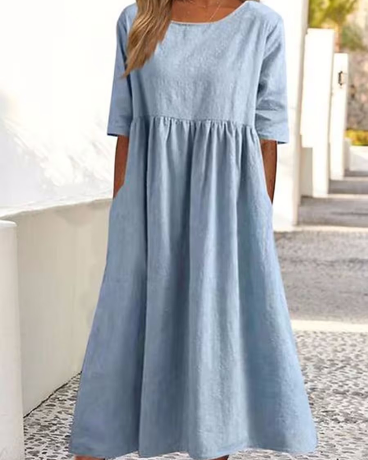 Classic Mid Sleeve Dress