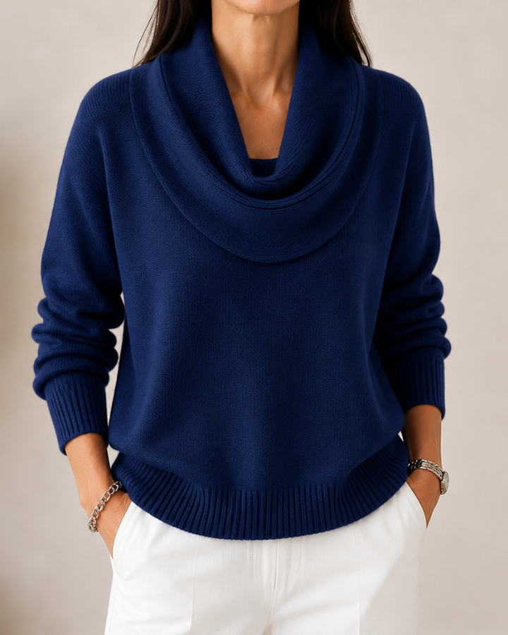 Soft Cowl Neck Sweater