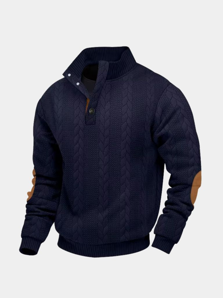 Timberline Long Collar Knit Sweater