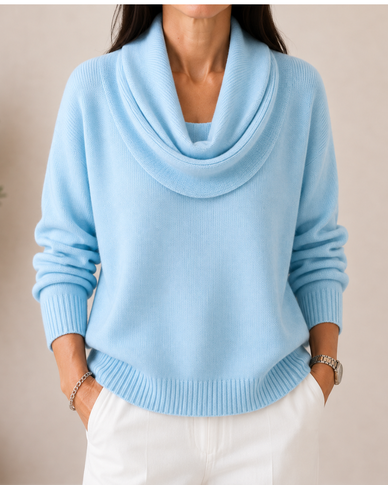 Soft Cowl Neck Sweater