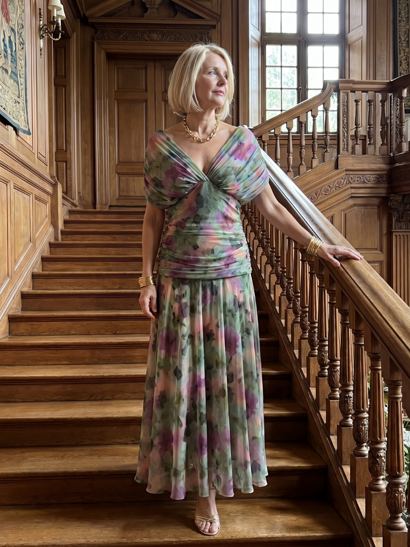 Elegant Off-Shoulder Maxi Dress