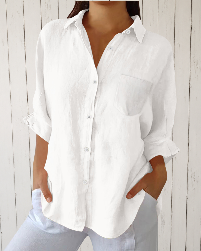 Classic Button Blouse