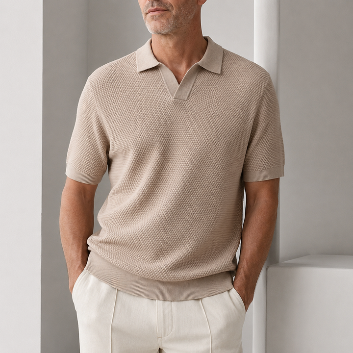 Premium Woven Polo Shirt