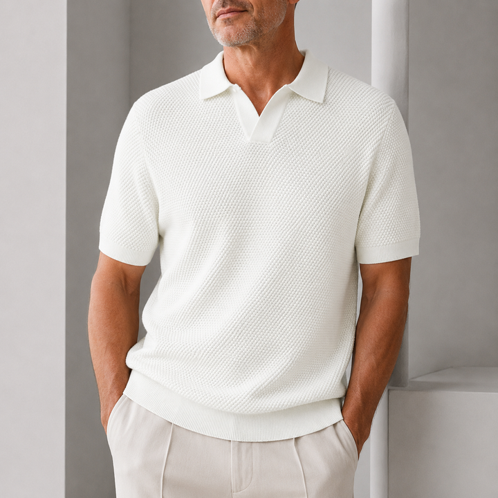 Premium Woven Polo Shirt