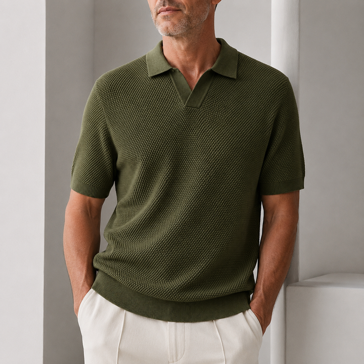 Premium Woven Polo Shirt