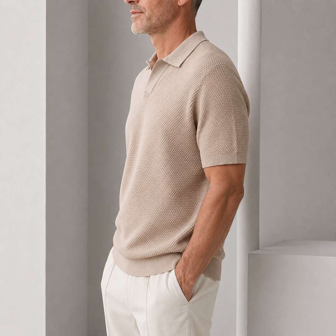 Premium Woven Polo Shirt
