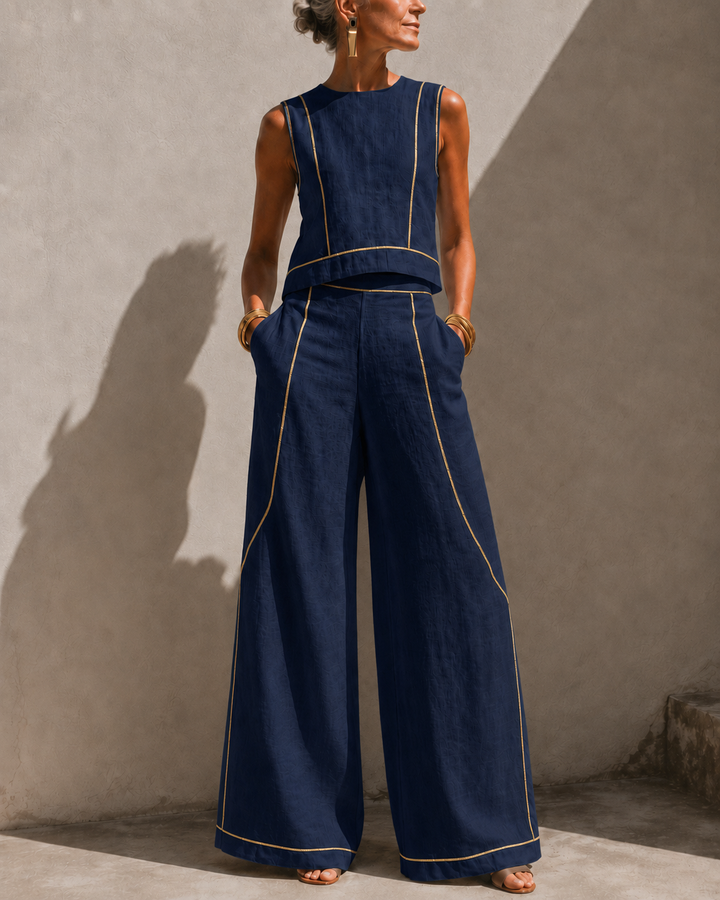 Elegant Wide-Leg Set