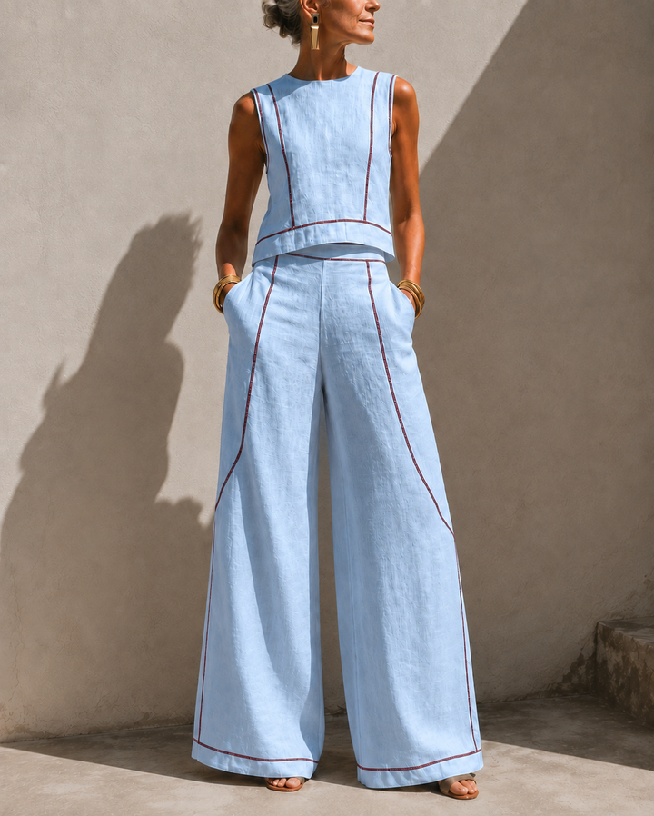 Elegant Wide-Leg Set