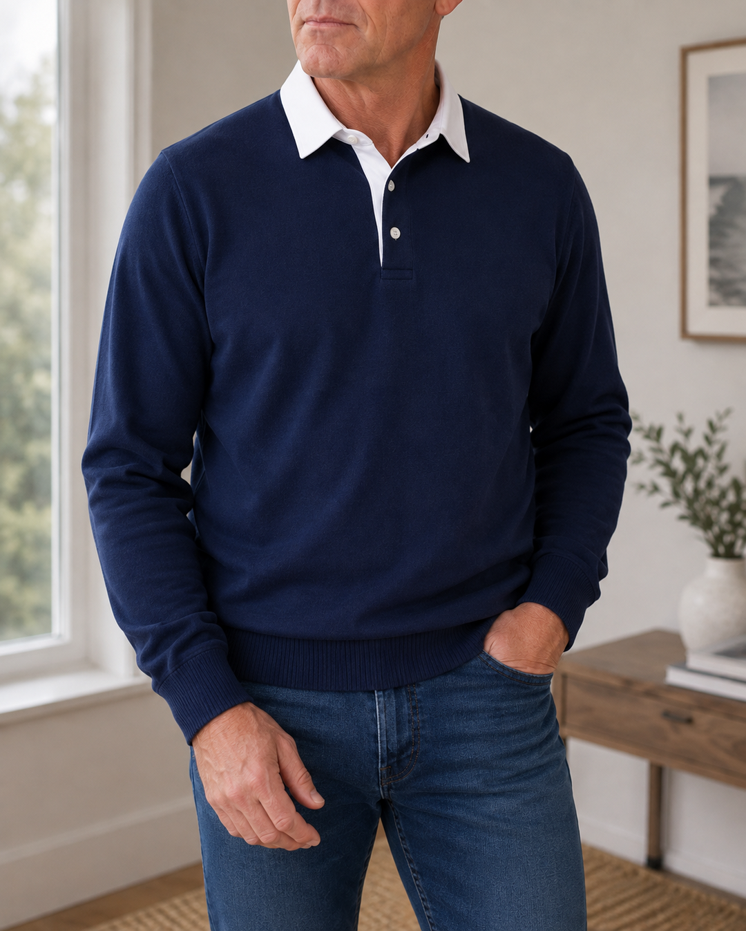 Classic Knitted Polo Shirt