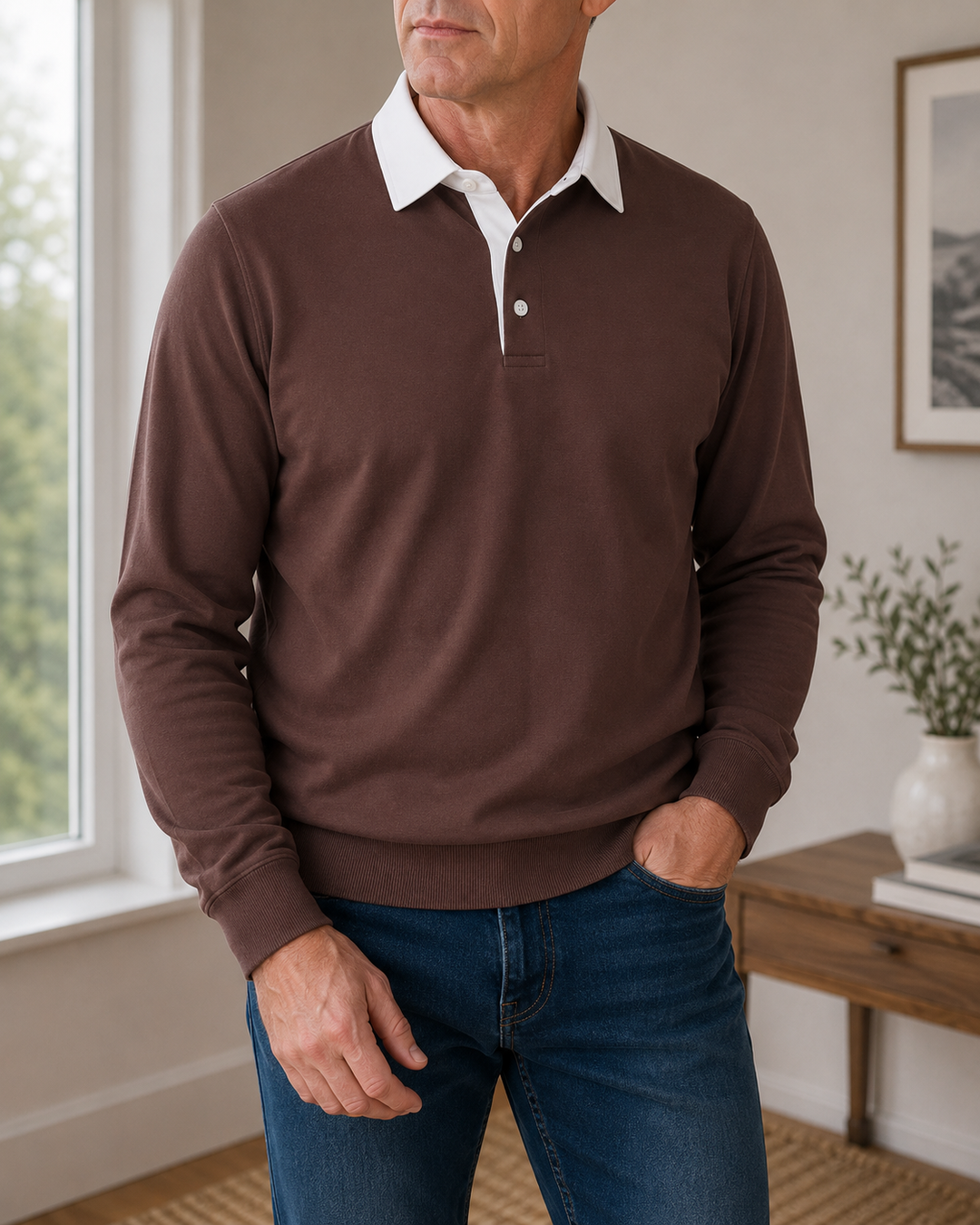 Classic Knitted Polo Shirt