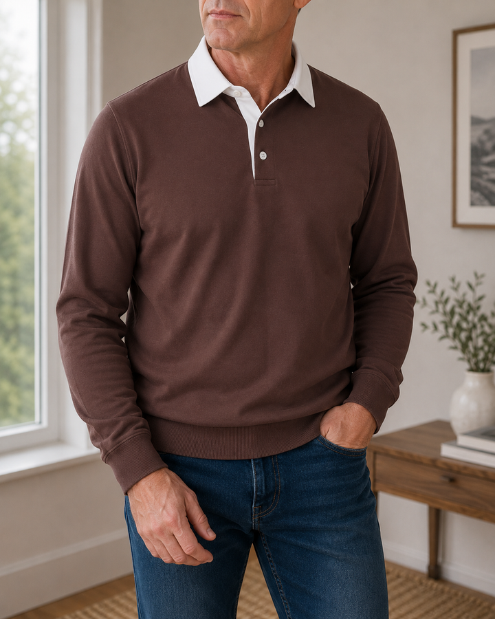 Classic Knitted Polo Shirt