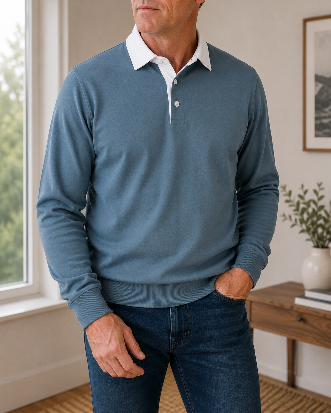 Classic Knitted Polo Shirt