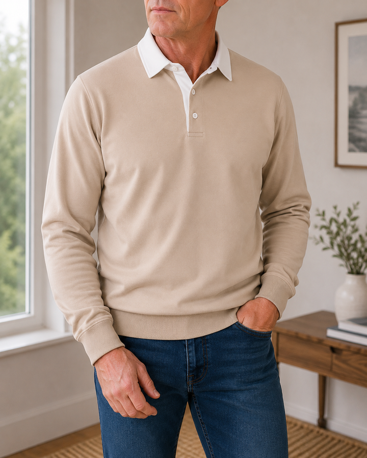 Classic Knitted Polo Shirt