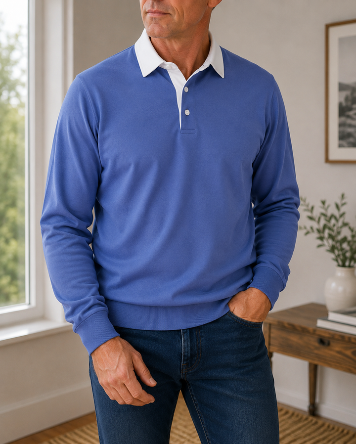 Classic Knitted Polo Shirt