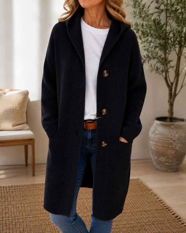 Soft Hooded Cardigan