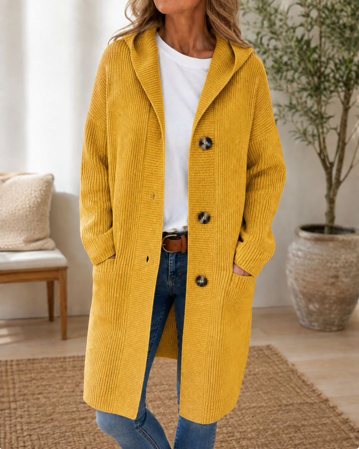 Soft Hooded Cardigan