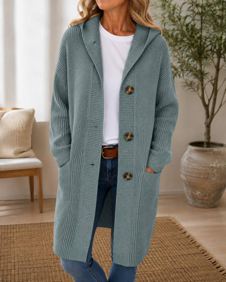 Soft Hooded Cardigan