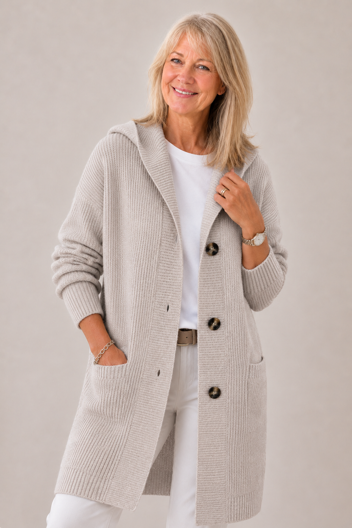 Soft Hooded Cardigan