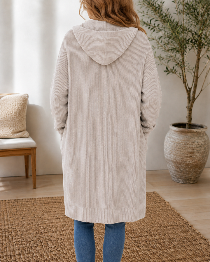 Soft Hooded Cardigan