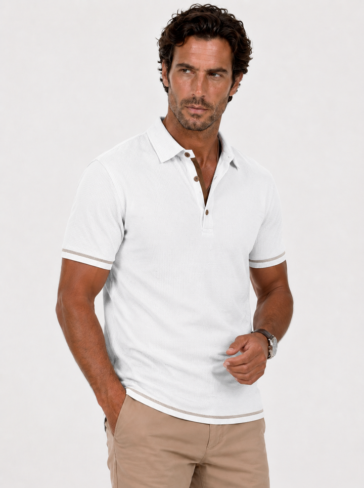 Textured Polo Shirt