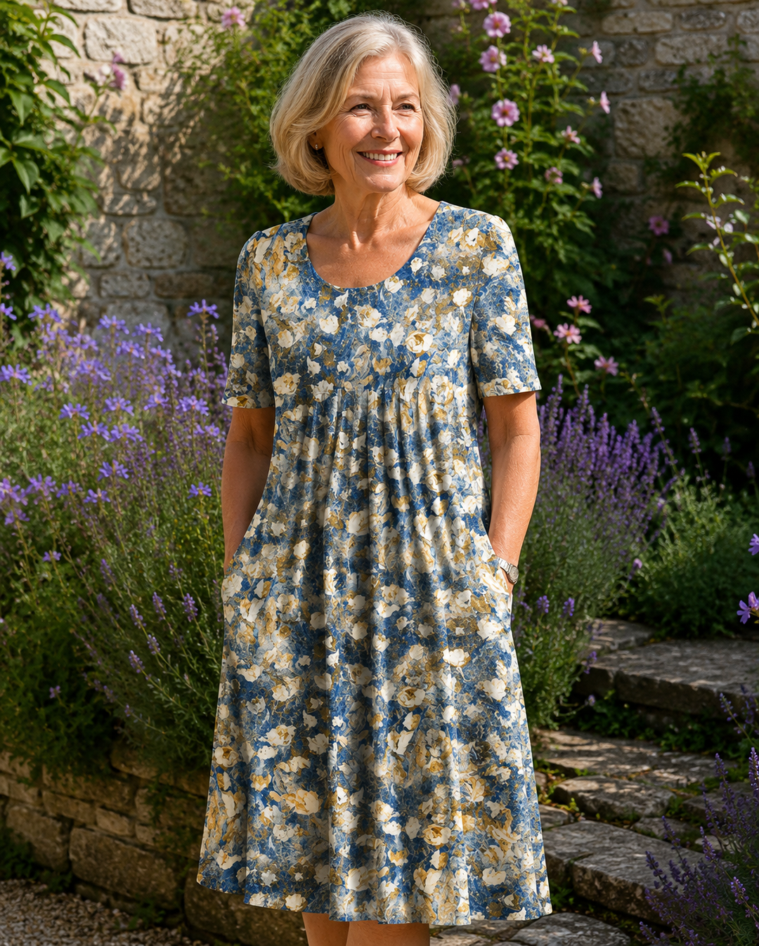 Floral Comfort Dress