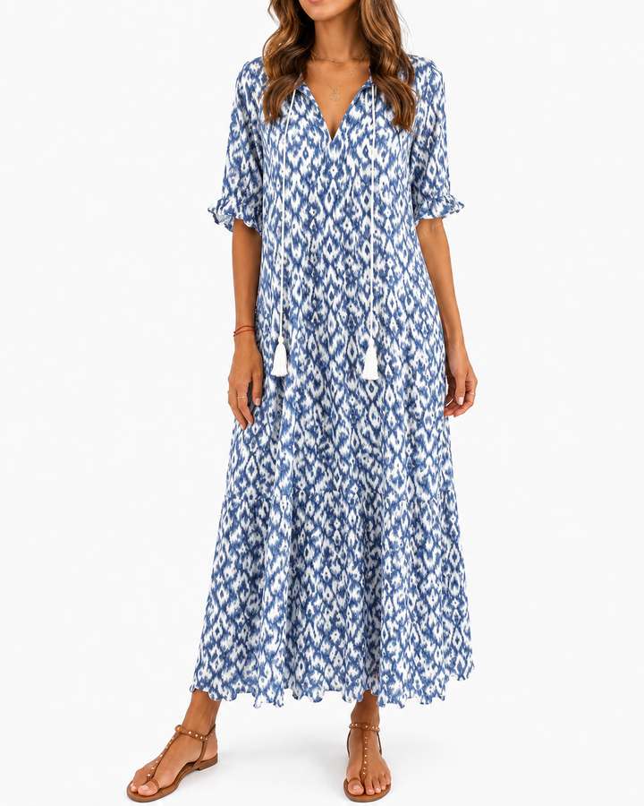 Flattering Boho Maxi Dress