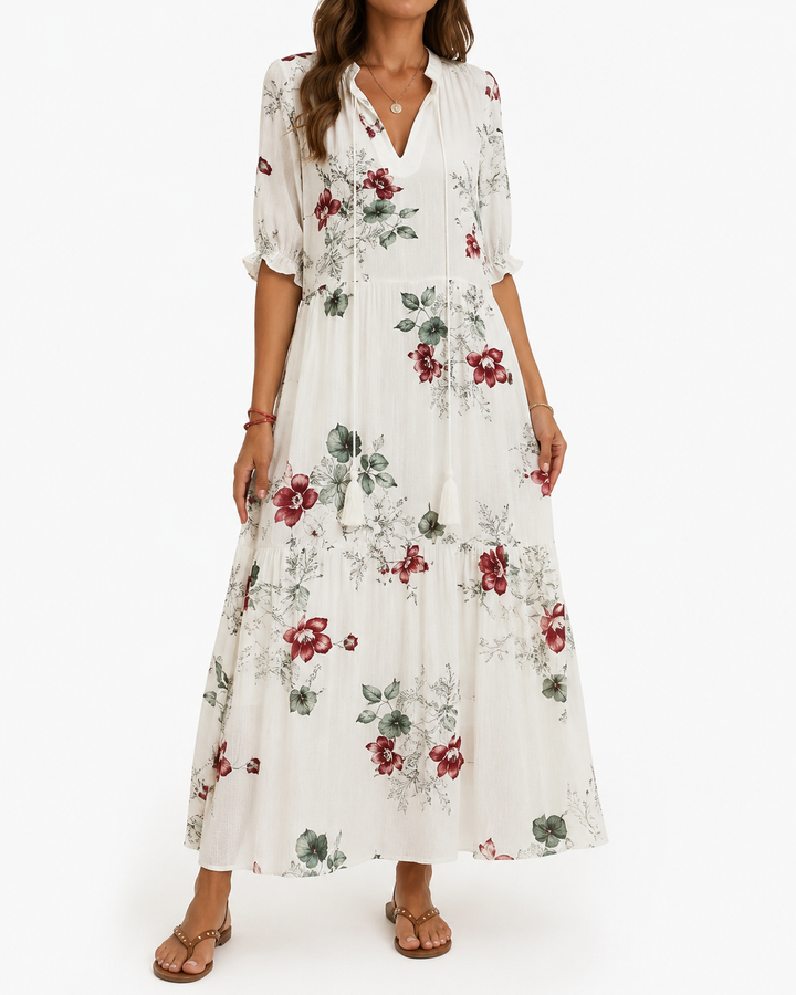 Flattering Boho Maxi Dress