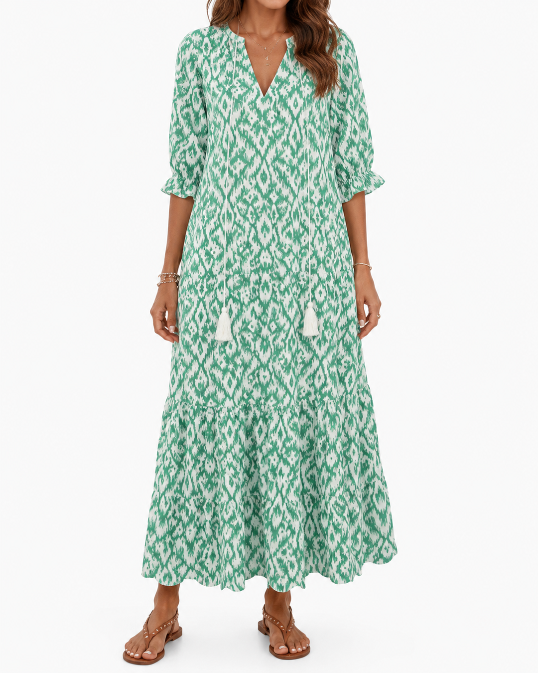 Flattering Boho Maxi Dress