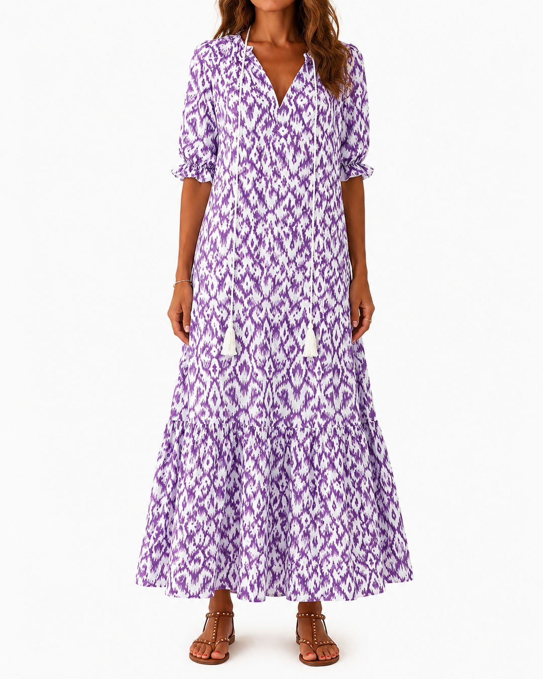 Flattering Boho Maxi Dress