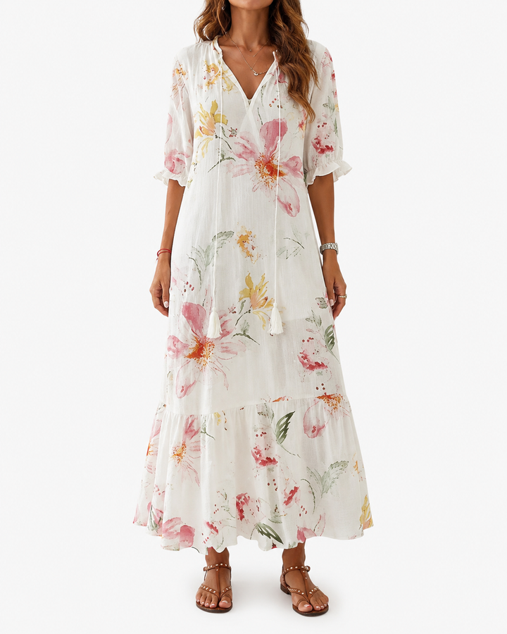 Flattering Boho Maxi Dress