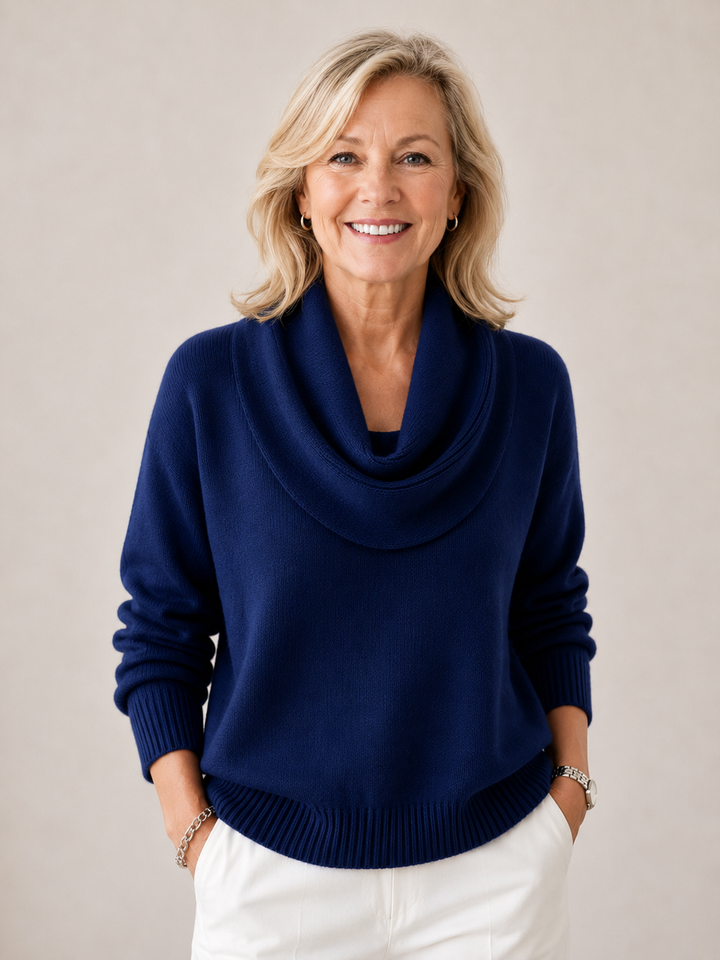 Soft Cowl Neck Sweater