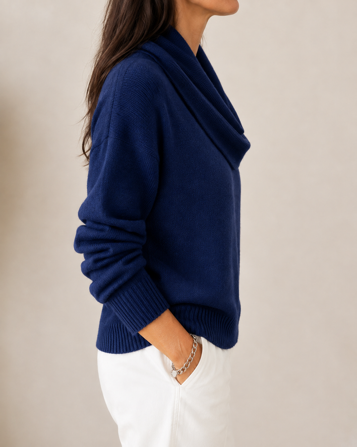 Soft Cowl Neck Sweater