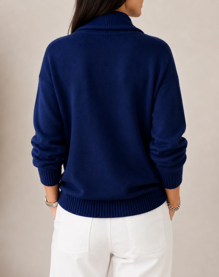 Soft Cowl Neck Sweater