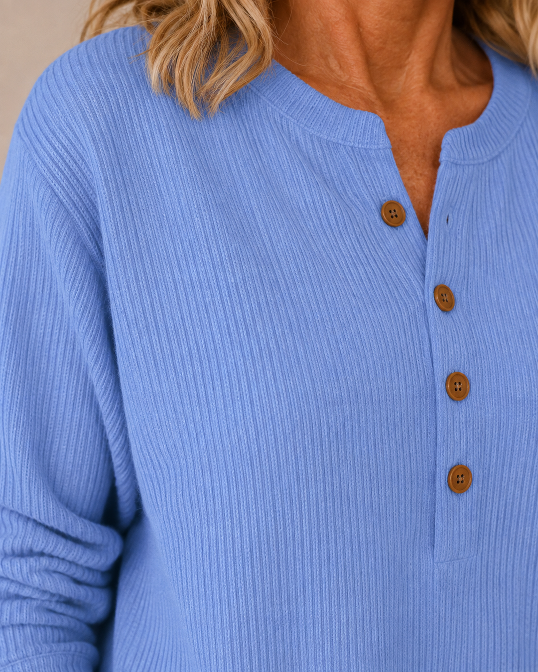 Comfort Button Jumper