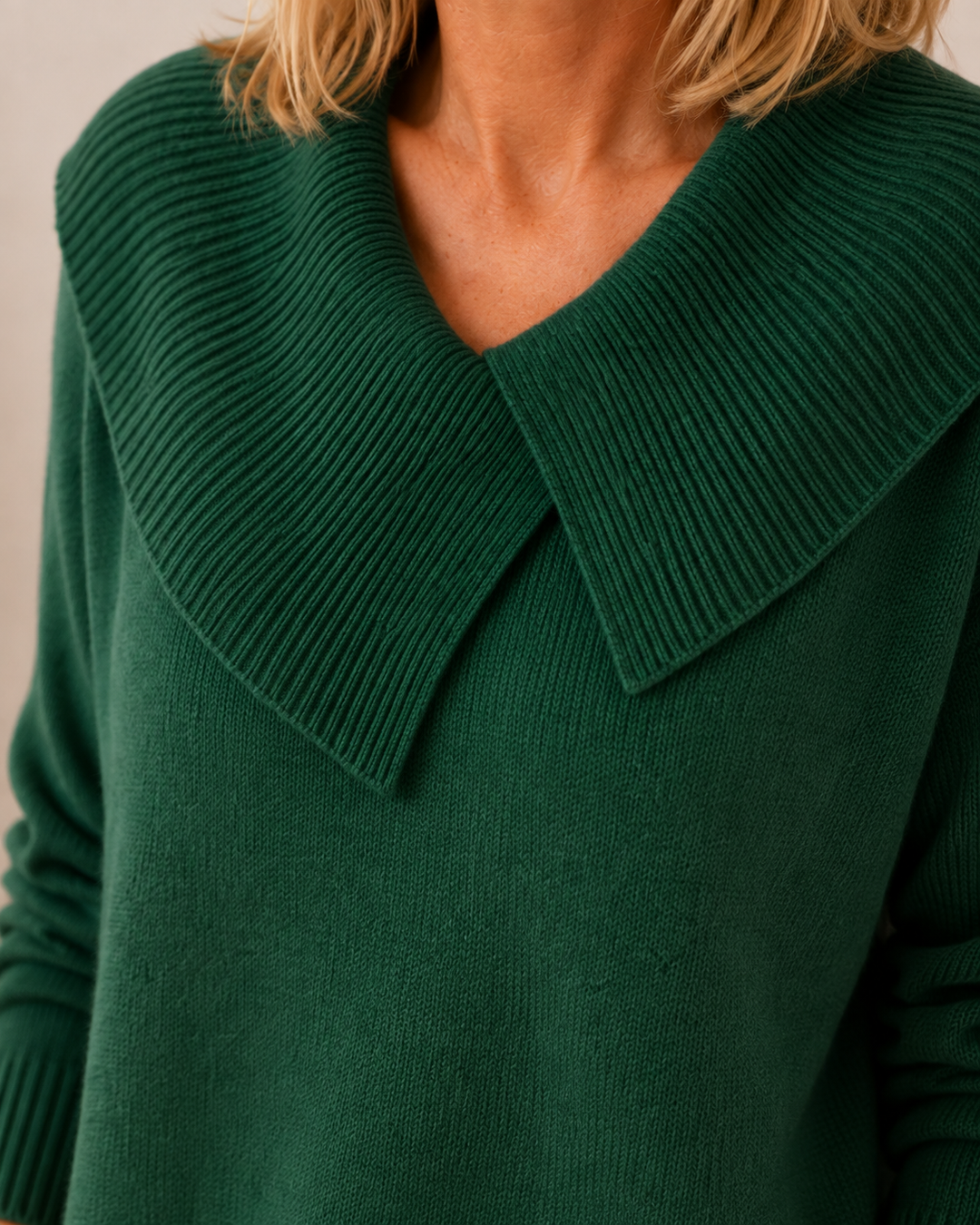 Soft Wide Collar Jumper
