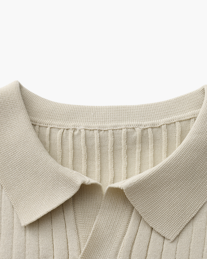 Ribbed Polo